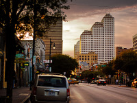 austin-downtown > Great Sky on Sixth Street, Austin Texas
