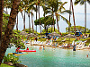 big-island-hawaii > blue lagoon swimmers hilton palmtrees scenery