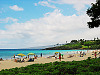 big-island-hawaii > hapuna beach blue sky