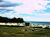 big-island-hawaii > hapuna beach cloudy blue sky