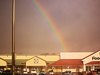 big-island-hawaii > rainbow foodland parking sunset big island