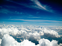 clouds-sky > White Sea of Clouds over Austin Texas