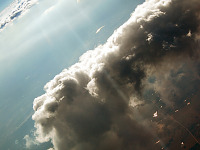 clouds-sky > Bright and Dark Clouds Floating in the sea of Fog