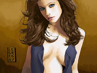 digital-painting > Michelle Trachtenberg Cleavage
