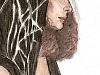 drawing-painting-traditional > Girl's veil