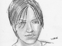 drawing-painting-traditional > Improvised portrait of Anne