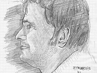drawing-painting-traditional > Improvised portrait of Francois