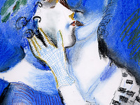 drawing-painting-traditional > Lovers kissing