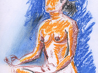 drawing-painting-traditional > Nude female posing