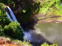 kauai-hawaii > wailua kauai falls rainbow