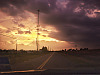 lake-pflugerville-sunset > Storm clouds at sunset over Kelly lane in Pflugerville, Texas