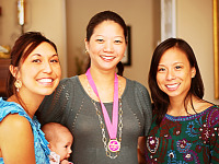 pflugerville-texas > Kim and two friends at baby shower