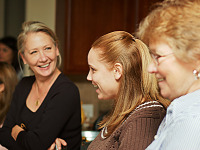 pflugerville-texas > Three women family and friends at baby shower