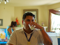 pflugerville-texas > Tony drinking at baby shower