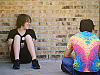 quakecon-dallas-2012 > Guy with rainbow shirt at Quakecon 2012